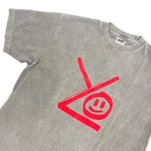 Ylona Garcia Graphic Tee in Gray